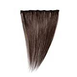 Love Hair Clip-In hårförlängningar 100% äkta hår, 2 mörkbrun