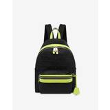 Allover Logo Heavy Nylon Backpack - Black - One size UK