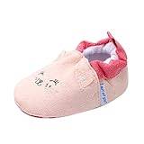 Animal Prewalker plyschskor varma babyskor småbarn flickor sneakers spädbarn babyskor skor flickor prinsessa, ROSA, 19 EU