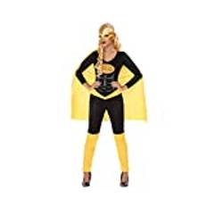 Atosa 54085 kostym serietidning hjälte kvinna M-L gul karneval, kvinnor