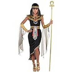 amscan 9918181 kvinnors världsboksdag egyptisk drottning historisk kostym, svart