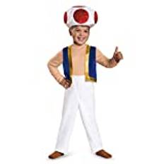 Toad Toddler Costume, Medium (3T-4T)