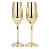 Asinfter Rostfritt stål vinglas champagne kopp cocktailglas metall vinglas bar okrossbara vinglas guld