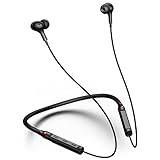 Bluetooth-hörlurar med sladd för Samsung A54 5G S24 S23 Ultra iPhone 15 Pro Pixel 8 7a Mi 14, trådlösa hörlurar med nackband, stereo, in-ear-hörlurar med mikrofon för löpning,
