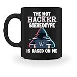 Hacker Stereotyp är Based On Me Phishing Sniffer Hacker – kopp -M-svart