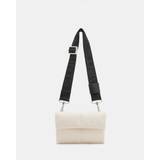 AllSaints Ezra Quilted Leather Crossbody Bag,, DESERT WHITE, Size: One Size