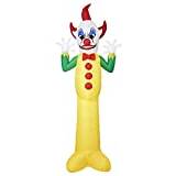 Smiffys 52914 Jätte utomhus uppblåsbar clown, 10 fot, unisex vuxen, flerfärgad, en storlek