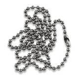 Titanium Ball Chain Necklace - Large