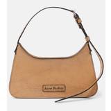 Acne Studios Platt Micro leather shoulder bag - beige - One size fits all
