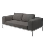 Gloster - Grid Lounge Sofa White/Granite - Utomhussoffor