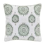 Gallery Interiors Abroath Cushion Cover in Sage