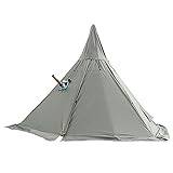 ATHUAH Tipi Hot Tents Utomhustält tipi med spishål Vattentätt familjepyramidtält Camping Backpacking Vandring Bergsklättring Uppvärmt skydd