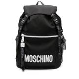 Moschino - ryggsäck med logotyp - herr - polyamid - one size - Svart