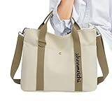 Utility Tote Bag Large, Fashion Canvas Tote Bag For Women - Snygg tygväska med stor kapacitet - Flerlagers bärbar datorväska för kvinnor Canvas, snygg och vattentät för nycklar, telefoner, plånböcker
