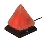 Himalaya Saltlampa Nattljus, RGB 7 Färger Ändrande USB Salt Rock Lampa, Mini Pyramid Crystal Salt Rock För Office, Home Deco,Yoga, Semestergåva