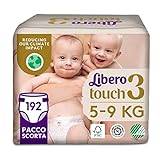 Libero Touch Öppna Babyblöjor Storlek 3, 4 Förpackningar x 48 stycken