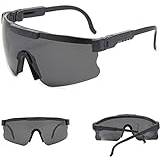 VIPBQO Polariserade solglasögon för män och kvinnor, utomhusbruk, cykling, vindtäta, glasögon, UV400, baseboll, fiske, golf, justerbara skalmar, skydd, sportglasögon (02)