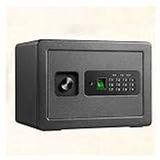 BIANBIANBH Brandsäker vattentät kassaskåp, kassaskåp och låslådor, kassaskåp elektronisk säkerhetsbox Mini portabelt digitalt skåp med knappsatslås och massivt stål, perfekt för hemmakontorshotell