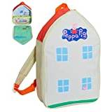 Peppa Pig Ryggsäck lekstuga med full interiör och vikbar hylla ryggsäck barn barnkammare ryggsäck resa leksaksväska