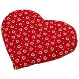 Kornkudde hjärta ca 30 x 25 cm hjärta-röd Rapeseeds Hearts-red