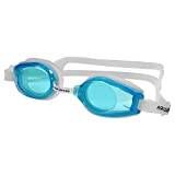Aqua-Speed Avanti simglasögon för män och barn en storlek White/Light Blue Tinted Lens
