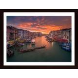 Grand Canal At Sunset Poster - 30X40L