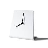 SMD Design Clock Bordsklocka B20xH22cm lackad aluminium (Färg: Antracit)