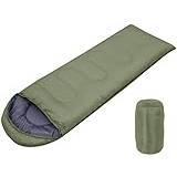 Premium sovsäck för vuxna och barn Lätt varm för resor Camping Vandring inomhus och utomhusaktiviteter (grön)
