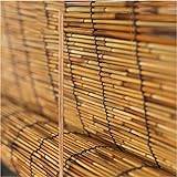 Bambu rullgardin, bambu rullgardin, solskydd och insynsskydd, utomhus bambu persienner, handvävd, andas, väderbeständig, naturlig handvävd (Size : 130 * 300cm/51 * 118in)