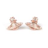 Minnie bas relief earrings - NS / Rose Gold