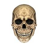 Halloween helhuvud skalle mask latex hjälm rörlig käke läskigt skrämmande skelett huvudbonader gotisk realistisk skräckdekor rekvisita för halloween fest vuxna utklädningsdräkt