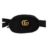 Gucci GG Marmont Oval velvet handbag