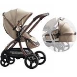 Egg 2 Special Edition Stroller + Carrycot Complete Pram Set, Feather Geo