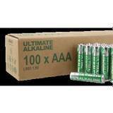 Deltaco Ultimate Alkaline AAA-batteri - Svanenmärkt - 100-pack