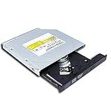 Laptop DVD CD-brännare optisk enhetsersättning, för Toshiba Satellite L875 L875D-S7332 S7208 S7110 L855-S5405 L855D L850 A505 P755 Notebook PC, intern 8X DVD+-R/RW DL 24X CD-R-spelare brännare
