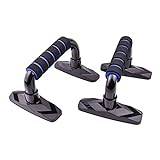 VIDENG Push Up Board Push Up Racks Workout Bars Stand Abdominal Body Building Sports Fitness Muscle Grip Training Exercise Equipment For Men Home Gym (Color : Black blue)