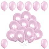 WedDecor 25 st babyrosa latexballonger 25 cm stora heliumklassballonger födelsedag ballonger för barn fest jubileum, bröllopsdekoration evenemang tillbehör tillbehör tillbehör