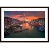 Grand Canal At Sunset Poster - 50X70L