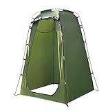 AQQWWER Tält Outdoor Shower Bath Tent Camping Privacy Toilet Tent Portable Changing Room Fits One Person Sun Protection Quickly Build (Color : Green)