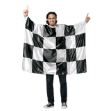 Adult Checkered Flag Costume - One Size