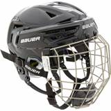 Bauer RE-AKT 150 Helmet Combo SR Svart L Hockeyhjälm