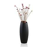 ASADFDAA Vaser Classic Black Ceramic Vase Vase Simple Container Craft Craft Vase Decoration For Home (Size : 1)
