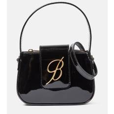 Blumarine Small patent leather shoulder bag - black - One size fits all