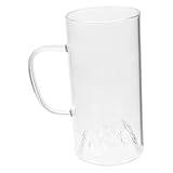 1 St glaskoppar dricksglas vattenglas glaskopp i ett lager läskvattenkopp praktisk dryckeskopp handhållen kopp dryck kopp snygg mugg snygg glaskopp hushåll drickskopp tekopp kontor
