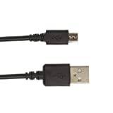 Kingfisher Technology 90 cm USB 5 V 2 A PC svart laddare strömkabel adapter (22 AWG) för Beats By Dre Powerbeats3 Bluetooth-hörlurar
