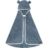 Fabelab Hooded Baby Towel Bear - Blue Spruce