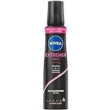NIVEA skumbeständigt extremt grepp (150 ml), vårdande hårskum med värmeskydd, pantenol och vitamin B3, hårfast för 48 timmar extremt starkt grepp (stopp 6)