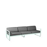 Fermob Bellevie soffa 3-sits ice mint, graphite grey dyna