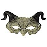 Gadpiparty Skräckhalva Monster Cosplay Masker Jäkel Halloween Halloween Ögonmask Realistisk Halloween Spökmasker Ramshorn Cosplay Kostym Mask Fest Trumpet Klänning Man