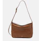 Jil Sander Flap Messenger Small leather shoulder bag - brown - One size fits all